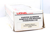 Lionel 6-9567 NORFOLK & WESTERN Vista Dome Passenger Car O Scale #582 Like New Damaged Box