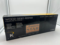 K-Line k742-80353 Armour Star 16983 Wood-Sided Reefer Car O SCALE Like New