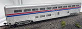 Walthers AMTRAK 85' Pullman-Standard Superliner I Coach and Sleeper set Ready to Run HO Scale Used Damaged Box