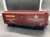 MTH Premier 20-93122 Pennsylvania Box Car #100688 RAILWAY EXPRESS AGENCY REA MAIL STORAGE AKRON-COLUMBUS O SCALE Like New