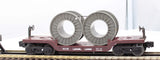 Lionel 6-16318 LIONEL LINES Depressed Flatcar with Cable Reels O Scale Like New