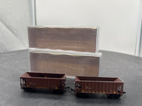 Walthers 932-50132,50133 Norfolk Southern NS No herald Set of 2 Greenville 100T 2 Bay hoppers N SCALE  WEATHERED AS IS Like New
