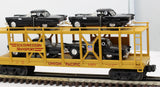 MTH 30-7674 TTOS Auto Carrier W/ 4 T-Birds O SCALE Like New