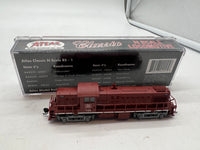 Atlas MASTER 44045 ROCK ISLAND RS-1 Locomotive Maroon w/Silver trucks N Scale Like New