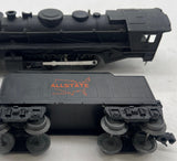 Marx 666 Locomotive and Allstate tender black O SCALE Used No Box