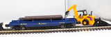 K-Line 6-21665 Alaska Operating Dump Car w/logs and claw vehicle O SCALE Like New
