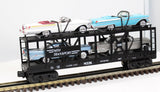 MTH Railking 30-7676 MTH Transport Auto Carrier Flat Car O SCALE Like New