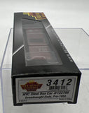 Broadway Limited Imports 3412 New York Central NYC 40' Steel Boxcar #122766 N SCALE Used Excellent