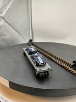 MTH Railking 30-7660 Flat Car w/Ertl 1965 Ford Cobras O SCALE Used Excellent