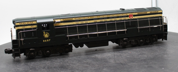 Lionel 6-8687 O Gauge Jersey Central FM Trainmaster Diesel Locomotive Like New