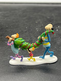 Dept 56  #4032213 Grinch Three with a tree Whoville FIgures Rare Limited #1 Like New