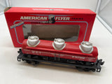 American Flyer/Lionel  6-48497 TCA convention car 1996 triple dome tank S SCALE Used Excellent