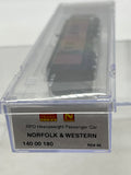 Micro Trains 14000180 NORFOLK & WESTERN RPO Heavyweight Passenger Car 95 N Scale Used Excellent