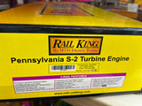 MTH Railking 30-1149-1 Pennsylvania 6-8-6 S-2 Turbine Steam Engine - PRR Cab #6200 with Proto O SCALE. Like New