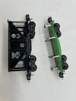 Lionel Set of 2 Tinplate remake Freight Cars 2653 2651 Hopper and Flatcar (2 Pieces) O SCALE Used Excellent No Box