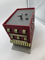 MTH Railking 30-90272 Solid State Televisions 3-Story City Building w/Fire Escape & Blinking Sign O SCALE NEW