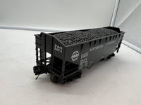 MTH PREMIER 20-97680 PITTSBURG SHAWMUT 2 BAY OFFSET COAL HOPPER CAR o scale Like New