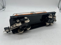 MTH Tinplate 11-70007  O Gauge Tinplate Orange w/ Nickel 2815 Oil Tank Car o scale Like New No Box