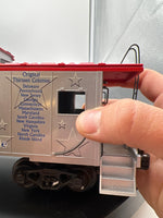 K-Line k613-7471 Spirit of 76 13 COLONIES SCALE EXTENDED VISION CABOOSE O SCALE Used Excellent AS IS