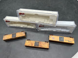 Atlas Set of 3 Railbox Boxcars Weathered N SCALE WEATHERED AS IS Used Excellent