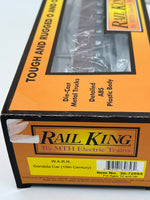 MTH Railking 30-72084 W.A.R.R. Gondola Car (19th Century) - W.A.R.R. O SCALE Like New