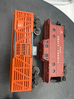 Lionel Postwar/Vintage Assorted Freight Cars Lot of 5: 25000, 3656, 64173, 6112, 3559 O SCALE Used No Box as is