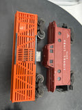Lionel Postwar/Vintage Assorted Freight Cars Lot of 5: 25000, 3656, 64173, 6112, 3559 O SCALE Used No Box as is