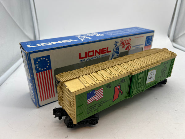 Lionel 6-7613 Lionel Spirit of 76 Rhode Island box car wrong box O scale Like New