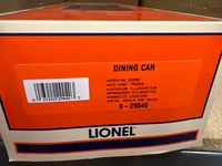 Lionel 6-29040 New York Central dining passenger car  O SCALE NEW
