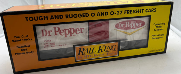MTH Railking 30-7049A Dr. Pepper Boxcar O Scale NEW