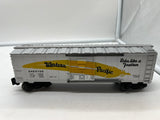 Lionel 6-19259 Western Pacific 6464 series box car silver w yellow feather O SCALE NEW