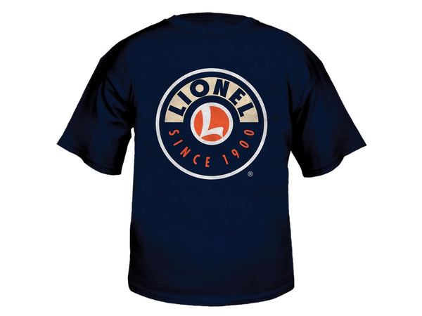 Lionel 9LNA658 Navy Adult with "Since 1900" Lionel Logo T-Shirt Adult Small NEW