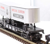 Lionel 6-0781 LRRC Flat Car Railroader Club With 2 Vans O Scale Like New