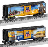 Lionel 2238010 Union Pacific 160th Anniversary Boxcar O SCALE NEW