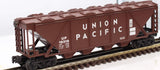 Lionel 6-19319 UNION PACIFIC 4-BAY COVERED HOPPER O SCALE Used