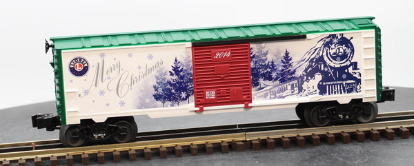 Lionel 6-81733 2014 Lionel Christmas Boxcar O SCALE Like New