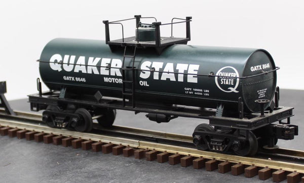 MTH Railking 30-8116 Quaker State Die-Cast Tank Car O SCALE NEW