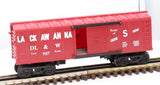 K-Line K-5117 Lackawanna DL&W Phoebe Snow Rte. Box Car O SCALE Like New
