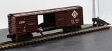 Lionel 6-26787 Erie Lackawanna Jumping Hobo Car O SCALE Like New
