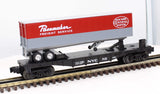 Lionel 6-19482 NEW YORK CENTRAL Flatcar with Trailer O Scale Like New