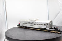 Lionel 6-9588 Burlington Aluminum Vista Dome Passenger Car O SCALE Like New