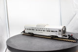 Lionel 6-9588 Burlington Aluminum Vista Dome Passenger Car O SCALE Like New