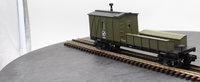 MTH Railking 30-7998 U.S. Army Crane Tender Car O SCALE Like New