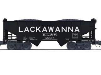 MTH Premier 20-90679c Lackawanna 2-Bay Offset Hopper Car 85356 O SCALE NEW