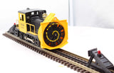 Lionel 6-8459 Rio Grande Rotary Snow Plow O Scale Used Damaged Box