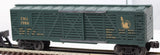 Right of Way Industries CNJ Stock Car 1986 w/ animal sounds O SCALE (9v battery not inc.) Like New