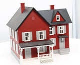 MTH Railking 30-9016 4 Country House O SCALE Like New
