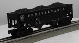 Lionel 6-16497 PENNSYLVANIA PRR COAL Hopper Mainline O Scale Like New