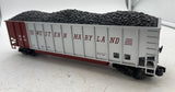 MTH Premier 20-97128 Western Maryland WM Coalporter Hopper Car O SCALE Like New