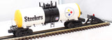 MTH 30-4127B Steelers Modern Tank Car NFL Series Scale O SCALE Like New